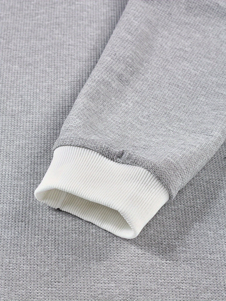 Winston | Texturerad långärmad polo