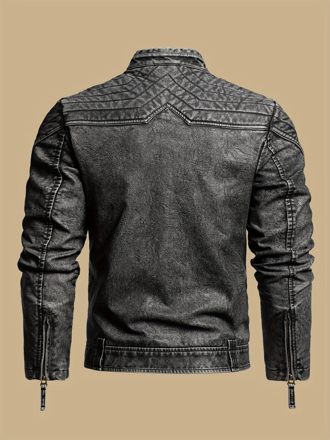 Hartley | Sliten Vintage Bikerjacka