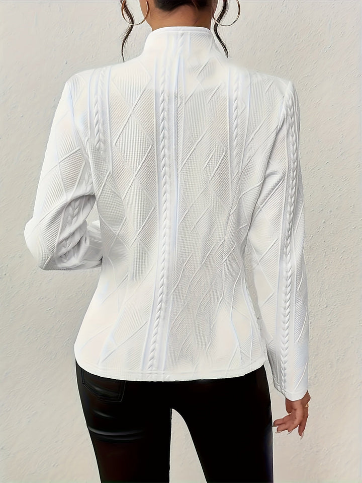 Delilah | Texturerad Midje-definierande Jacka