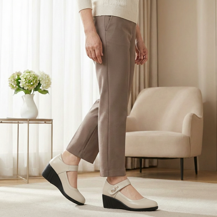 Eleanor | Elegant Mellanhöga Komfortskor