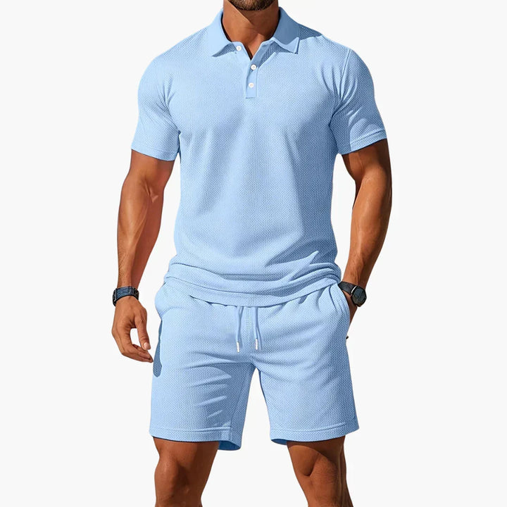 William | Premium Sommar Polo &amp; Shorts Set