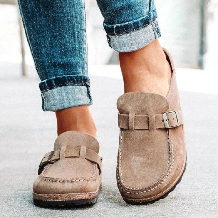 Charlotte | Låg Klack Spänne Loafers