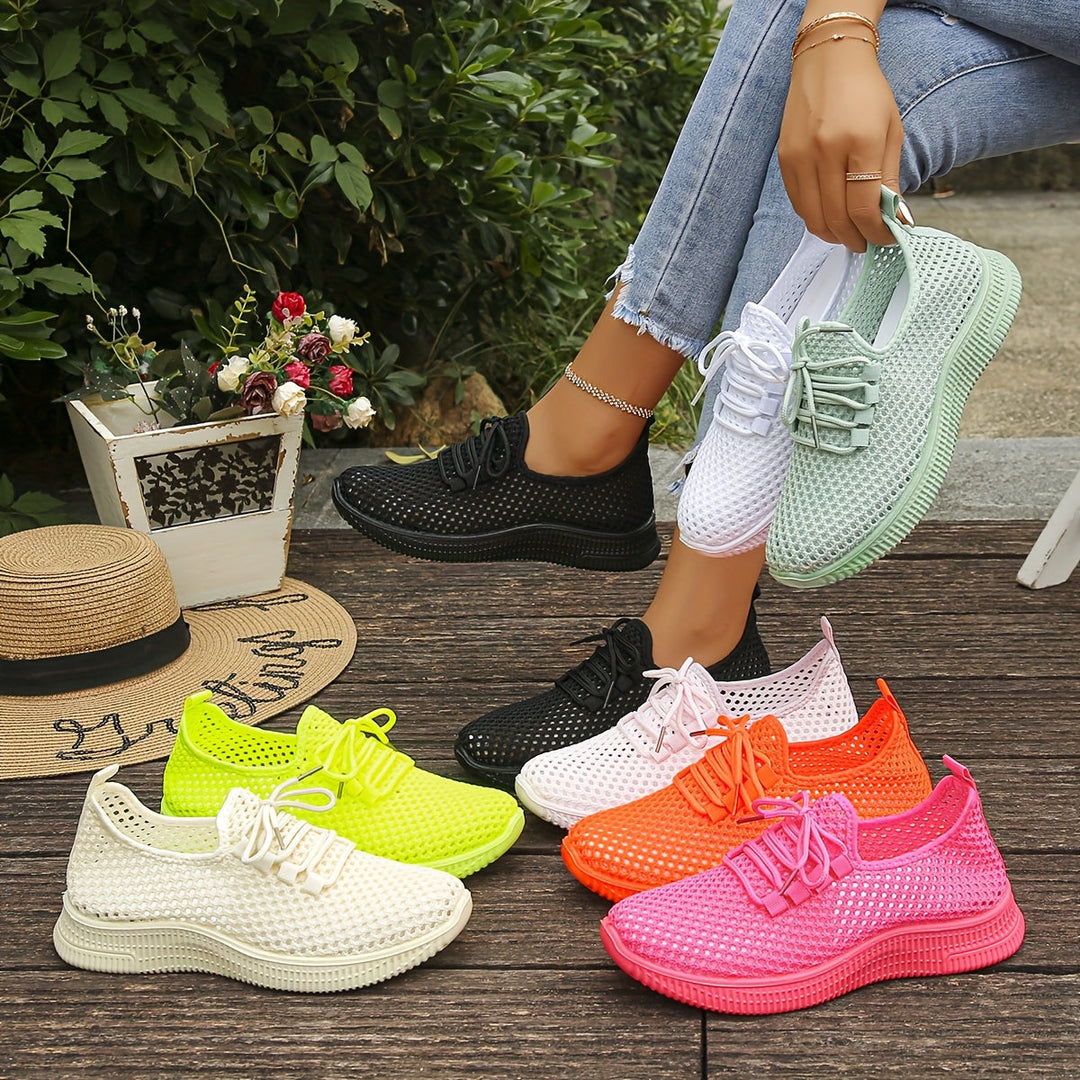 Vanessa | Andningsbara Vävda Sneakers