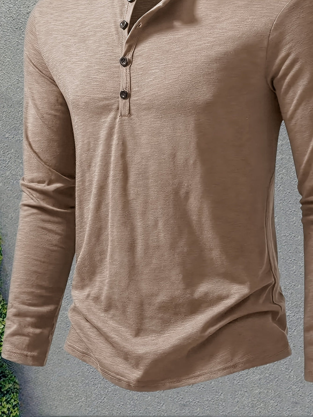 Rhys | Knapplångärmad Henley