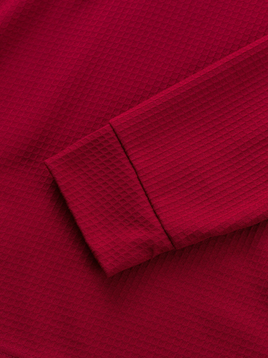 Sawyer | Texturerad Kontrast Henley Skjorta
