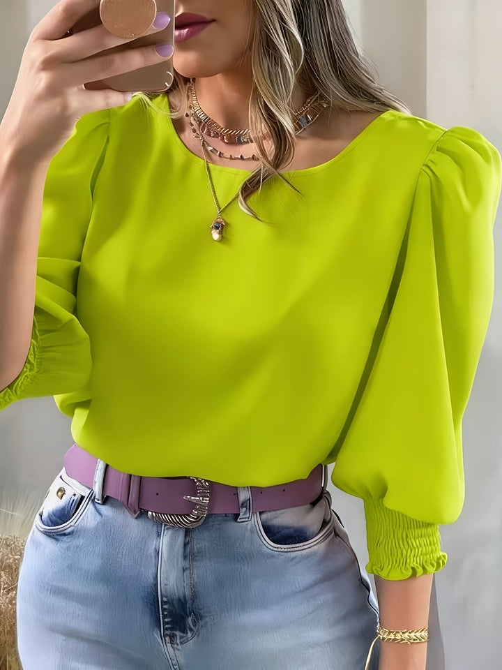 Gwyneth | Elegant Puffärmad Blus