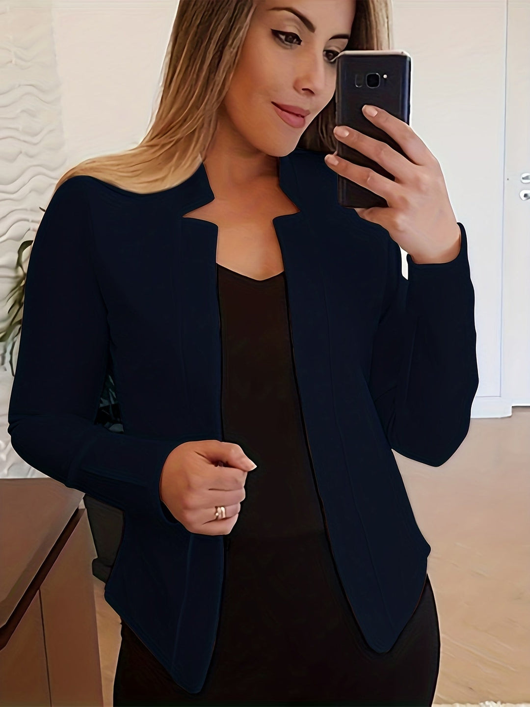 Corinne | Avslappnad Öppen Framsidan Jacka