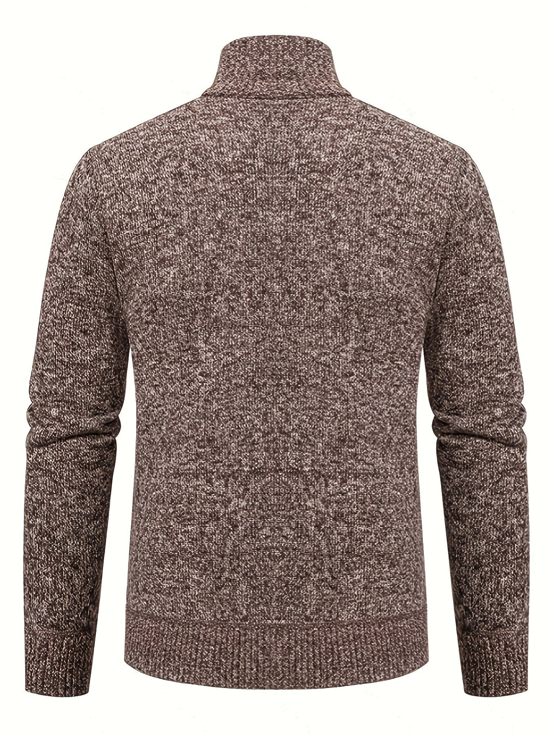Edmund | Texturerad Ståkrage Zip Cardigan