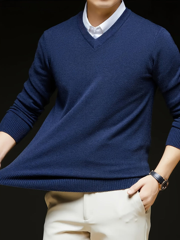 Nigel | Raffinerad V-ringad Jumper