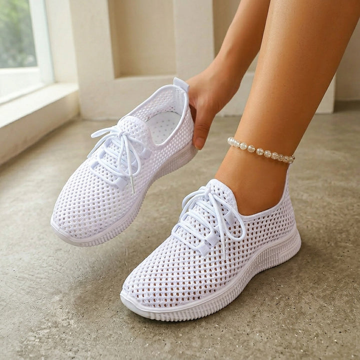 Vanessa | Andningsbara Vävda Sneakers