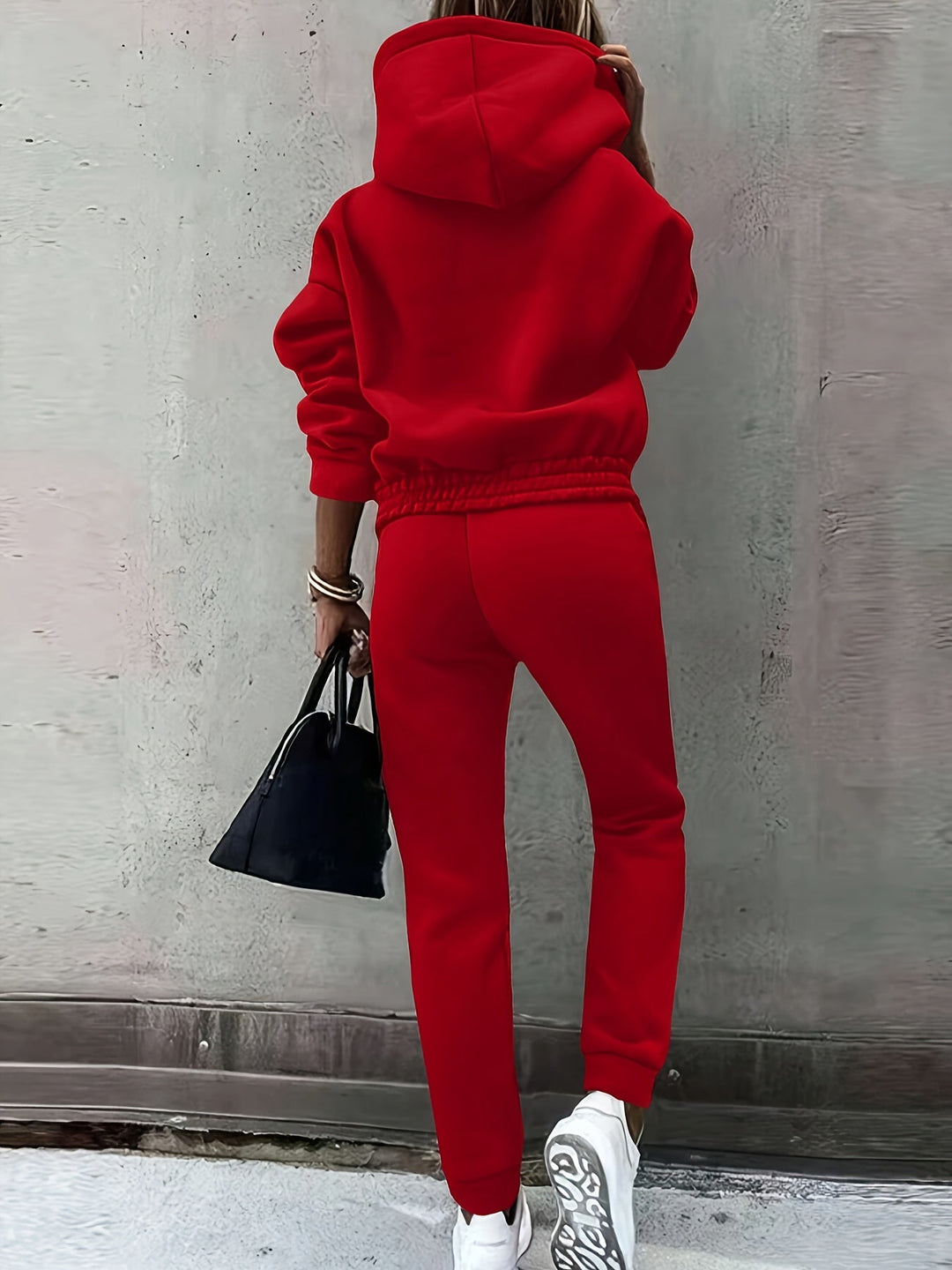 Estelle | Avslappnad Hooded Tvådelad Set
