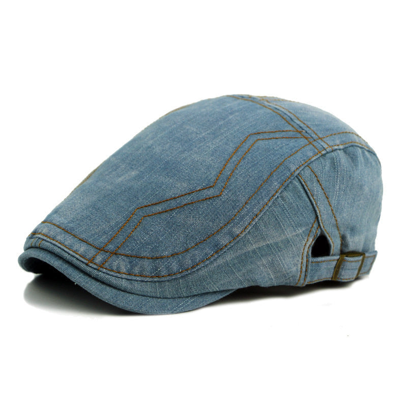 Leo | Klassisk Stitch Flat Cap