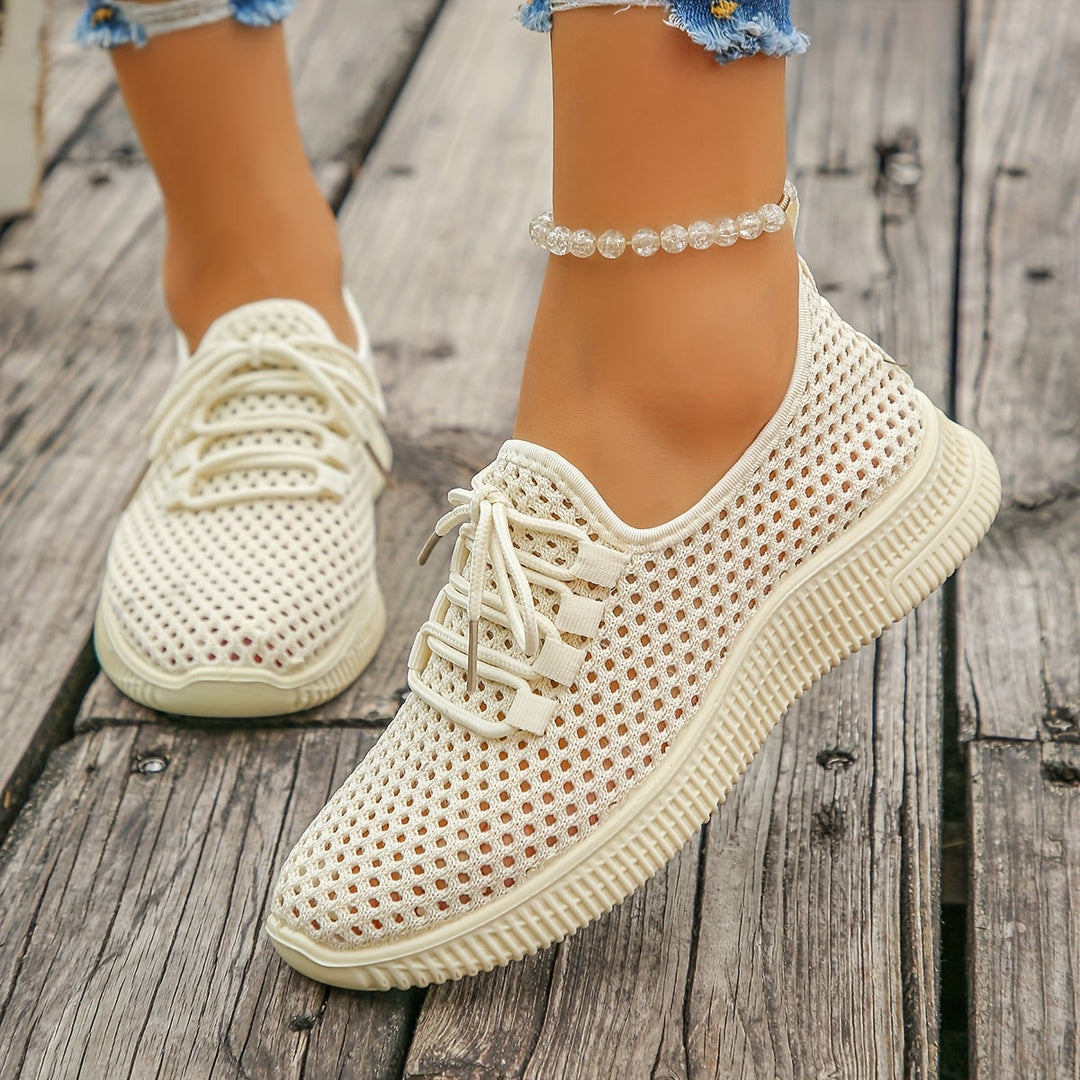 Vanessa | Andningsbara Vävda Sneakers