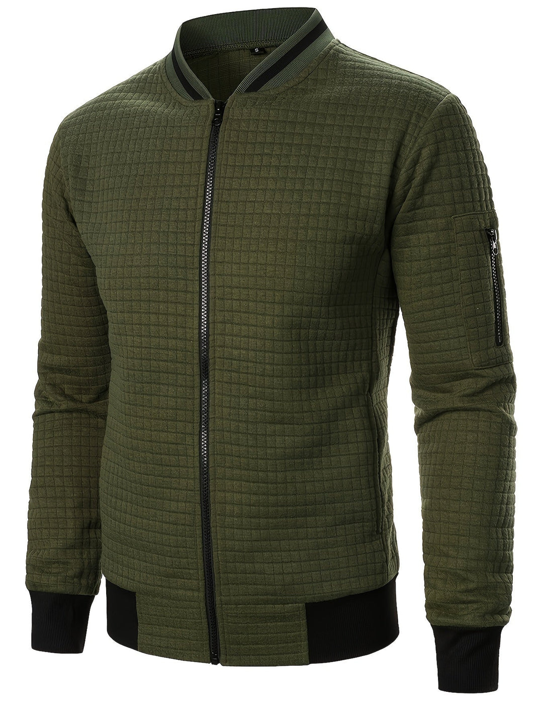 Conrad | Texturerad Zip-Up Jacka