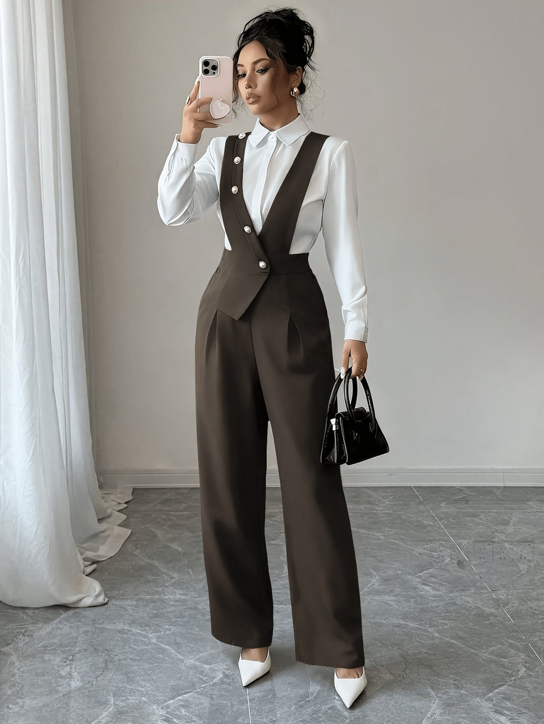Tamsin | Skräddarsydd Byxdress med Vida Ben
