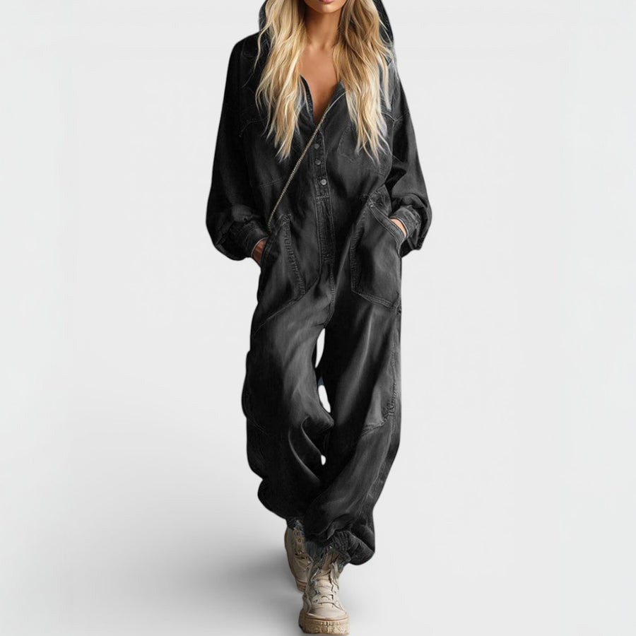 Alice | Långärmad Hoodie Jumpsuit