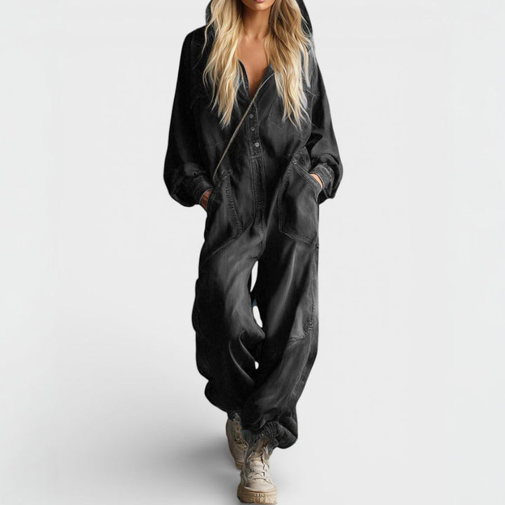 Alice | Långärmad Hoodie Jumpsuit