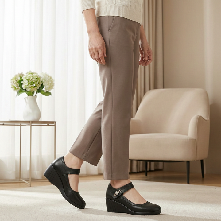 Eleanor | Elegant Mellanhöga Komfortskor