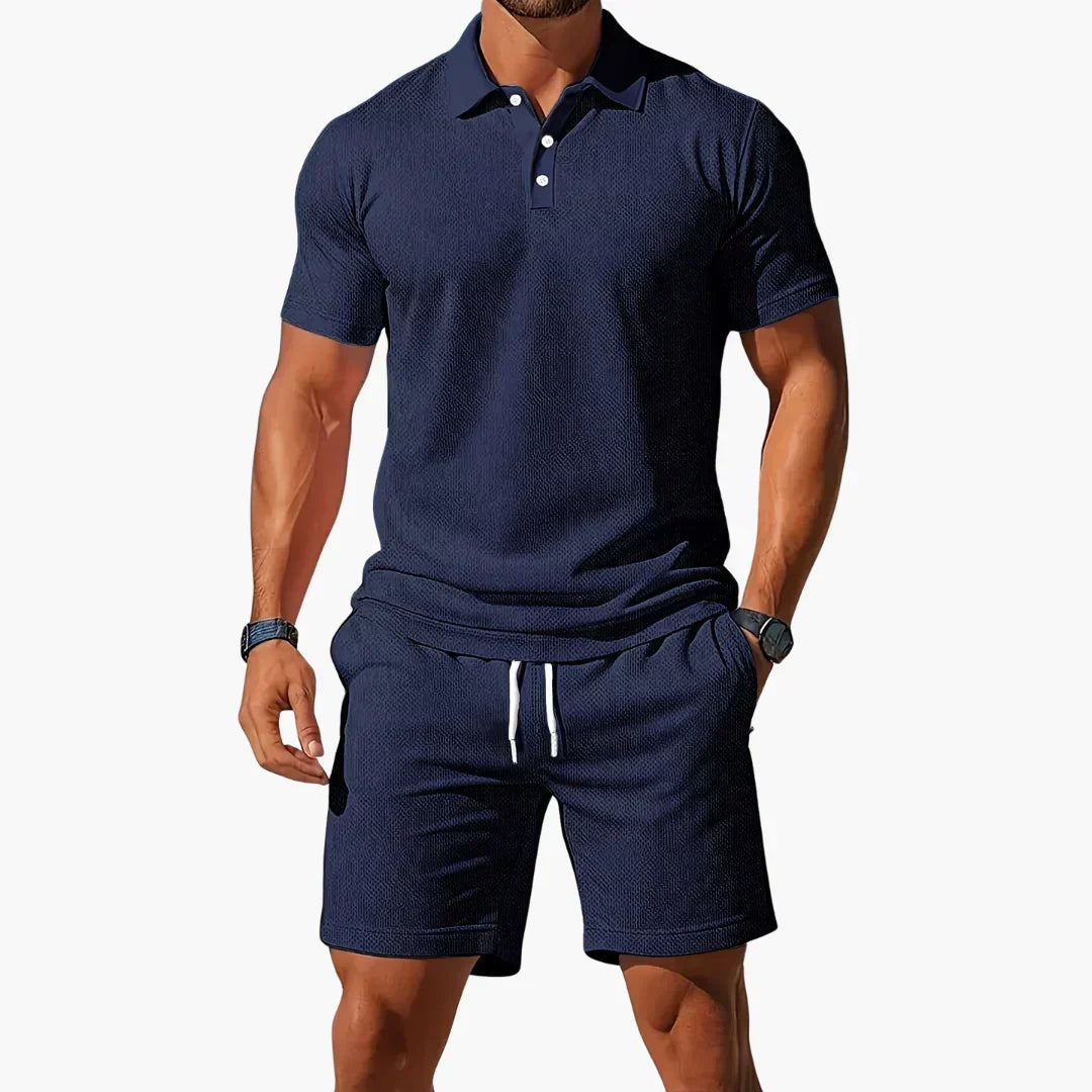 William | Premium Sommar Polo &amp; Shorts Set