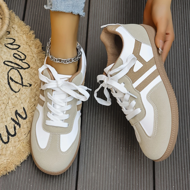 Harper | Stödjande Sneakers med Bred Tå