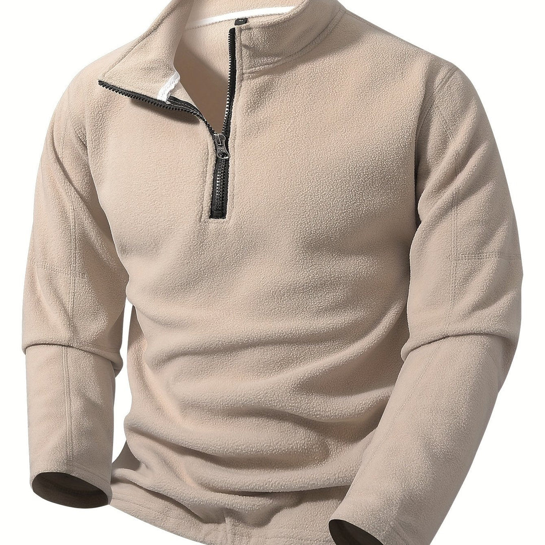 Fraser | Stå-Krage Halv-Zip Pullover