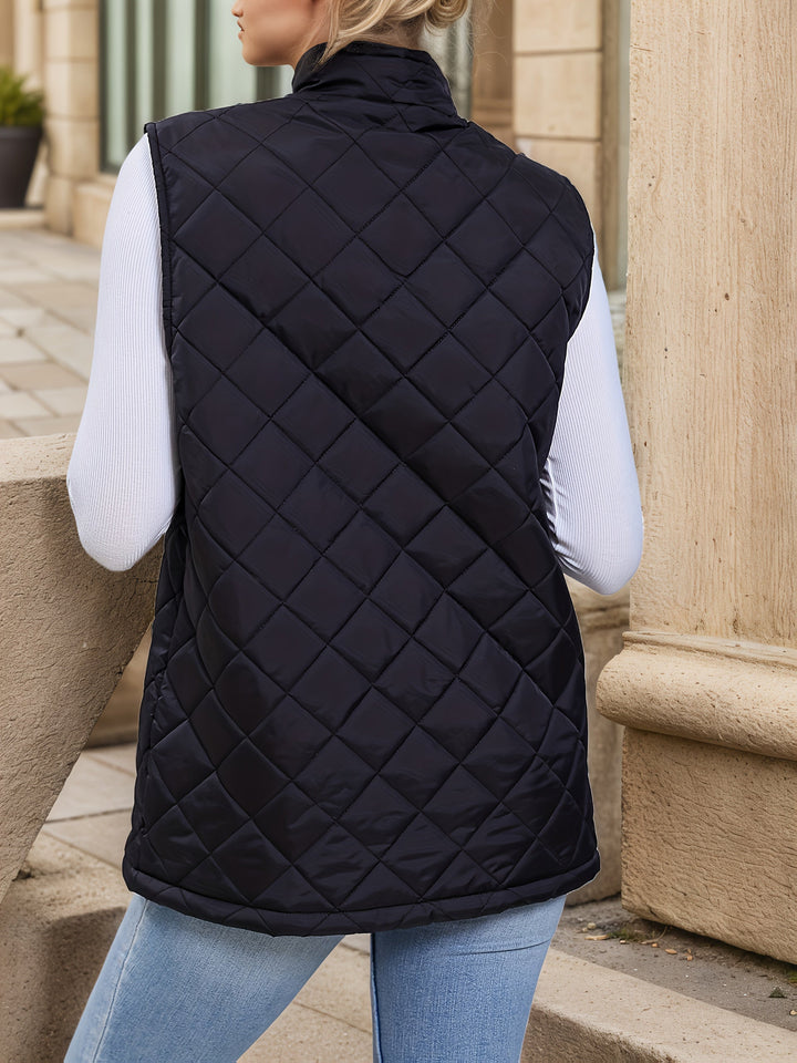 Corinne | Diamantquiltad Lång Gilet