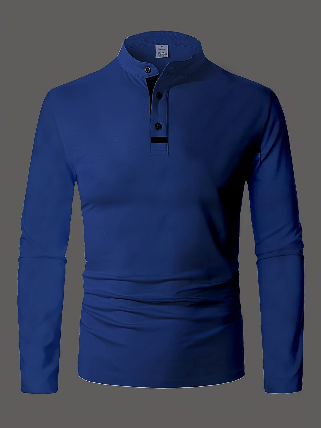 Reginald | Raffinerad långärmad Henley-tröja