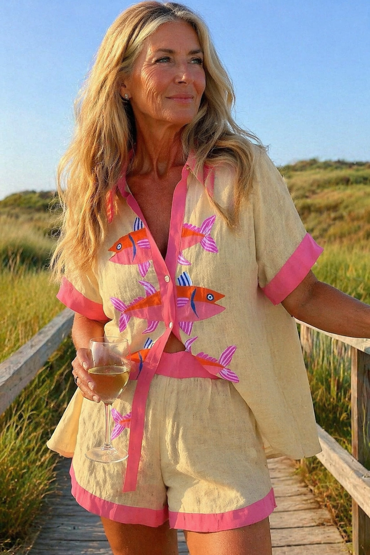 Bianca | Stilig Sommar Tvådelad Set