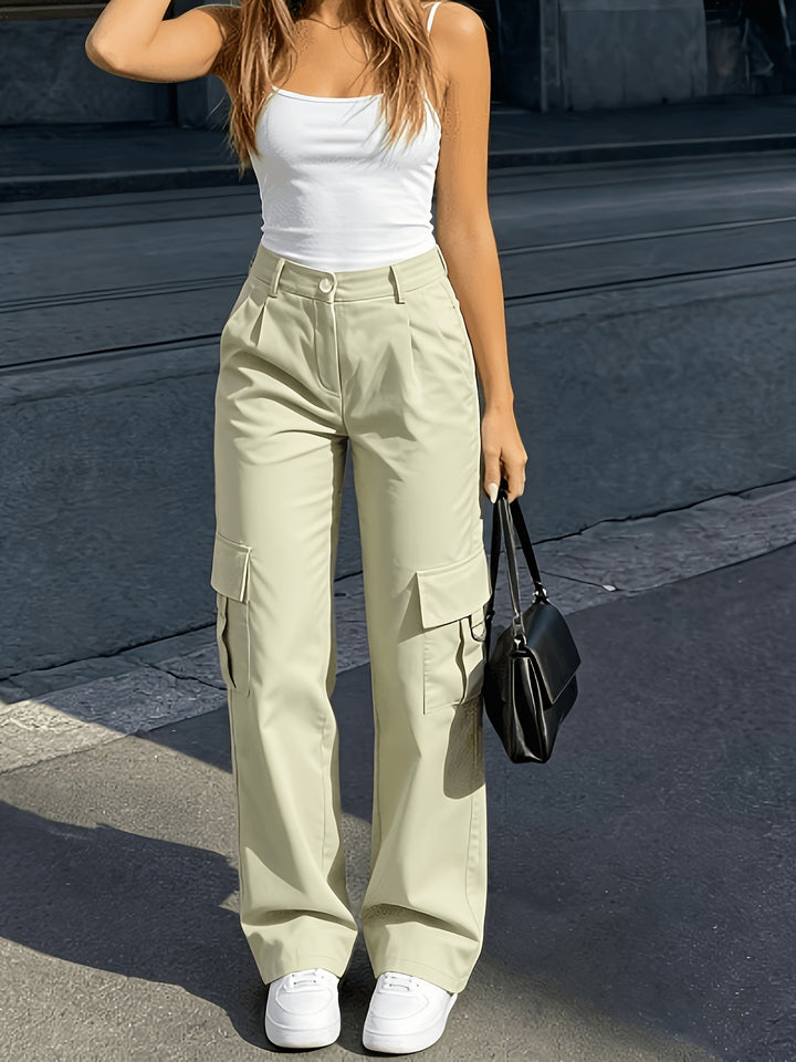 Sadie | Högmidjade vida cargobyxor