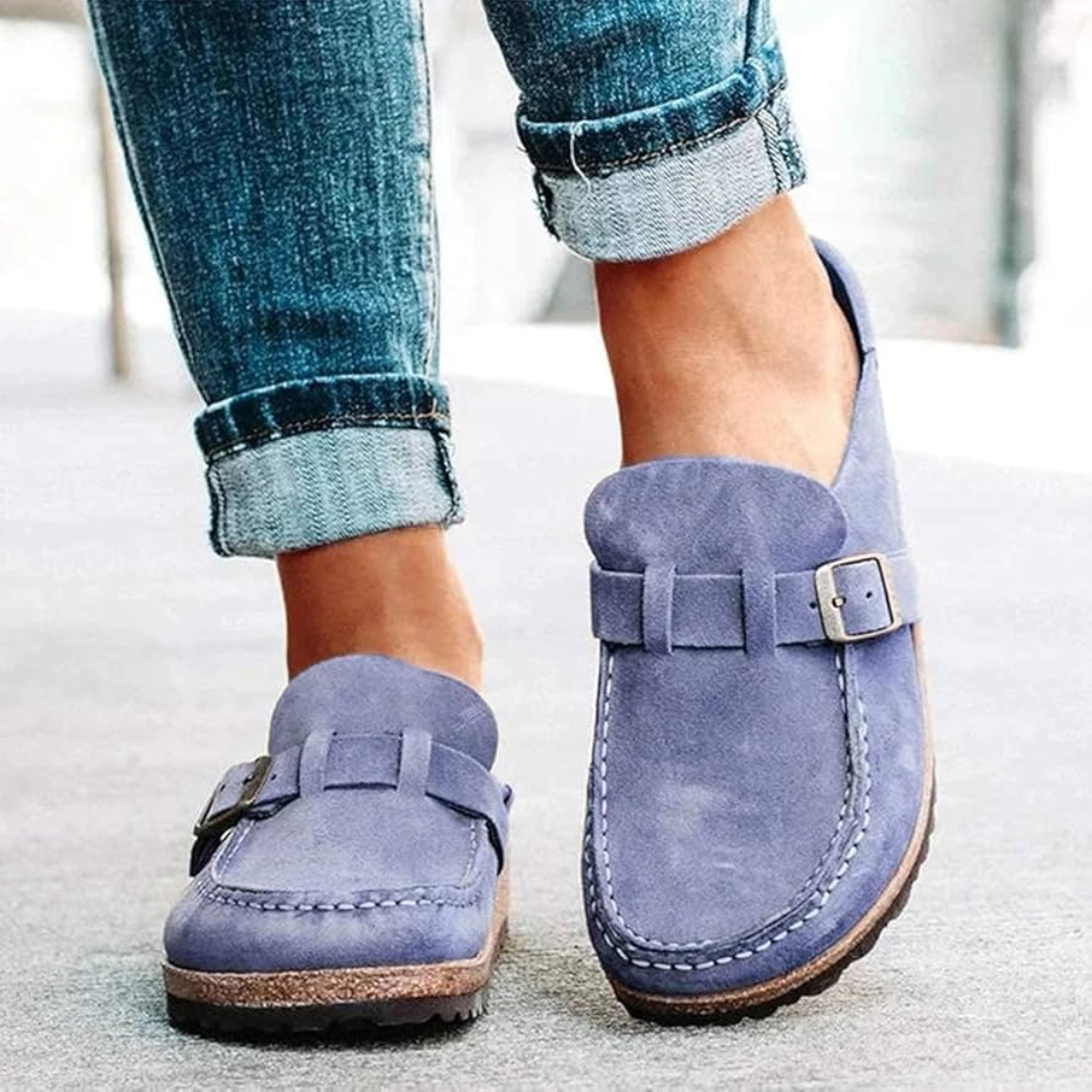 Charlotte | Låg Klack Spänne Loafers