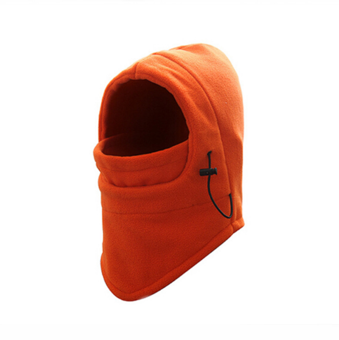 Fleece balaclava med dragsko