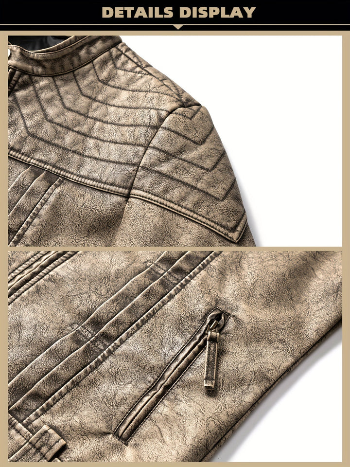 Hartley | Sliten Vintage Bikerjacka