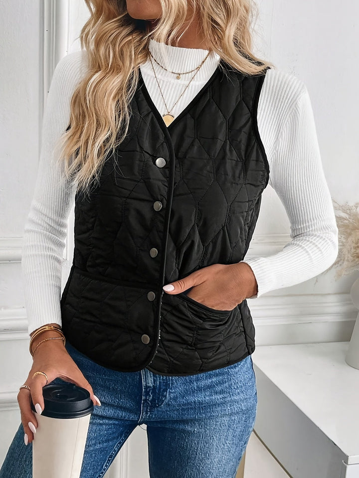 Constance | Vändbar Kviltad Gilet