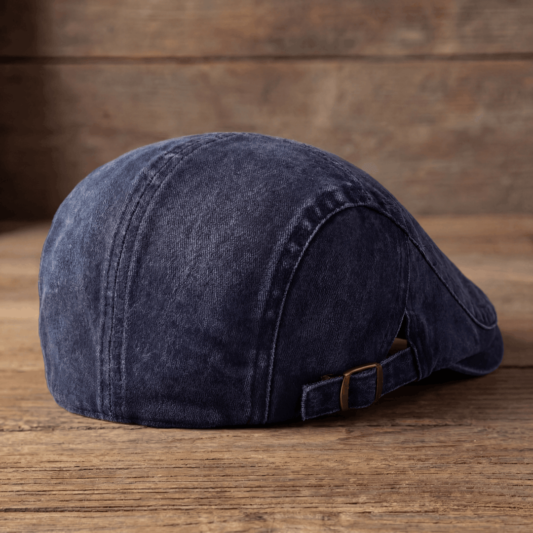 George | Klassisk Tvättad Flat Cap