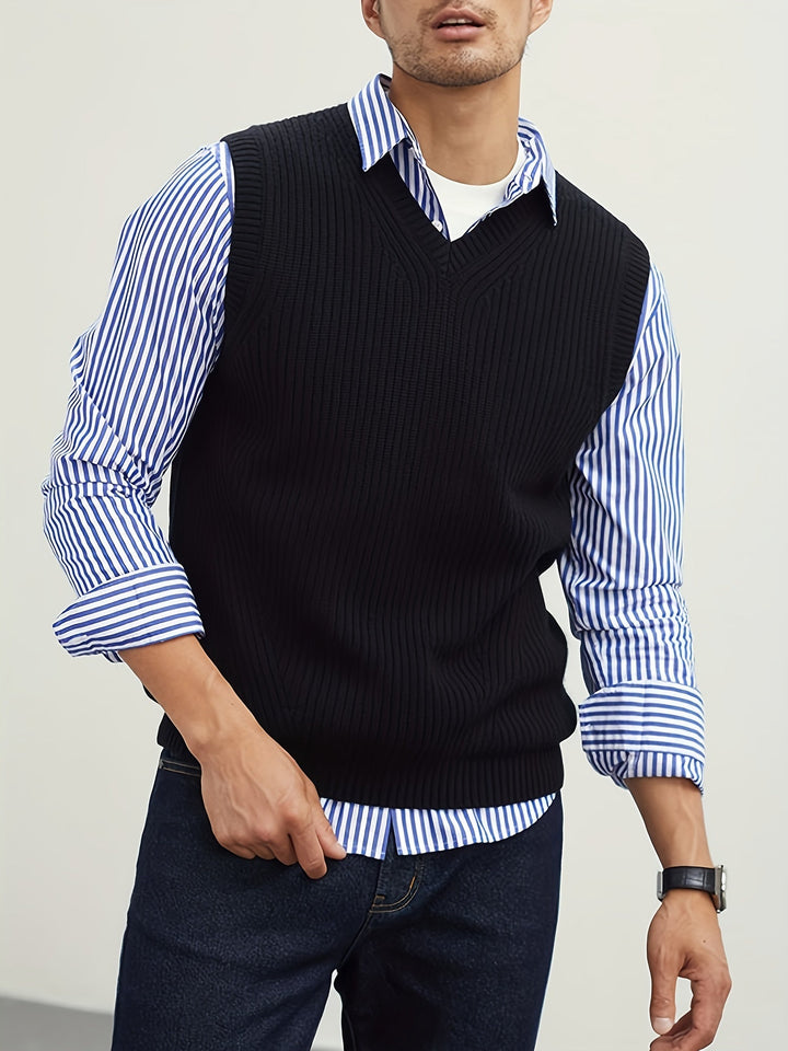 Trevor | Klassisk V-ringad Sweater Vest
