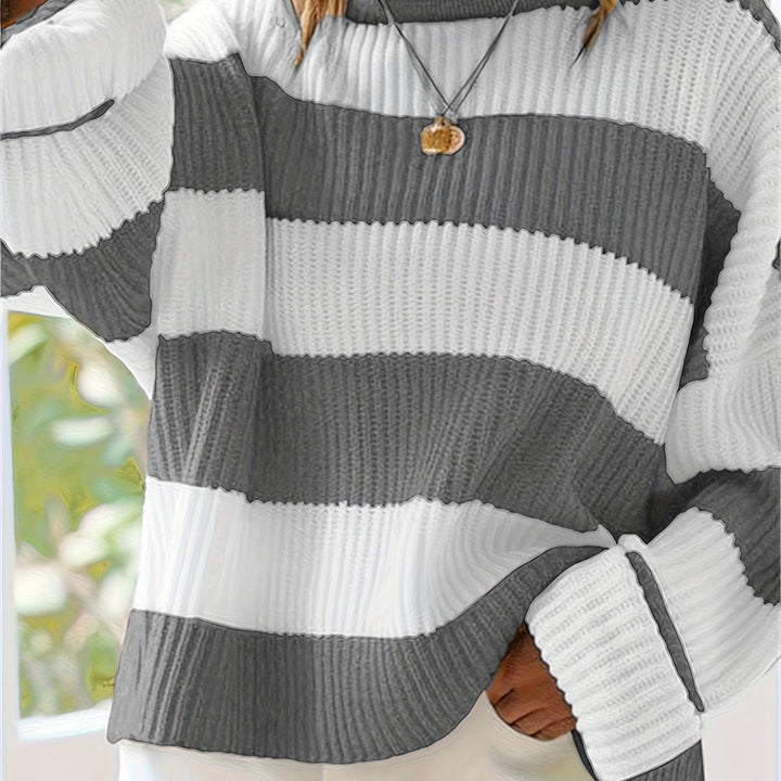Brooke | Avslappnad Randig Pullover