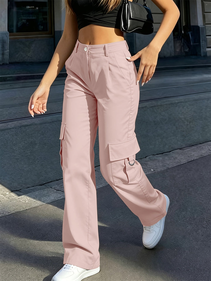 Sadie | Högmidjade vida cargobyxor