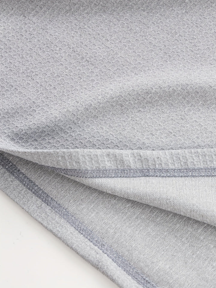 Sawyer | Texturerad Kontrast Henley Skjorta