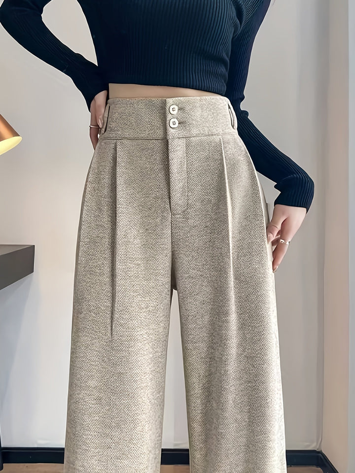Estella | Högmidjade Vida Byxor