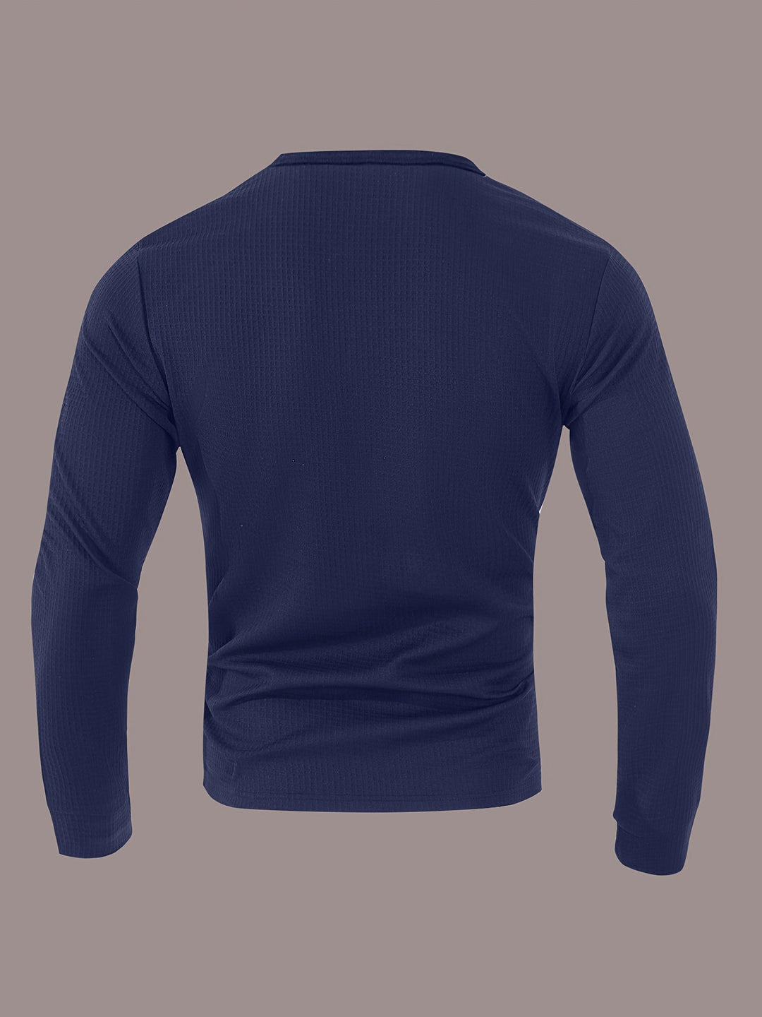 Sawyer | Texturerad Kontrast Henley Skjorta