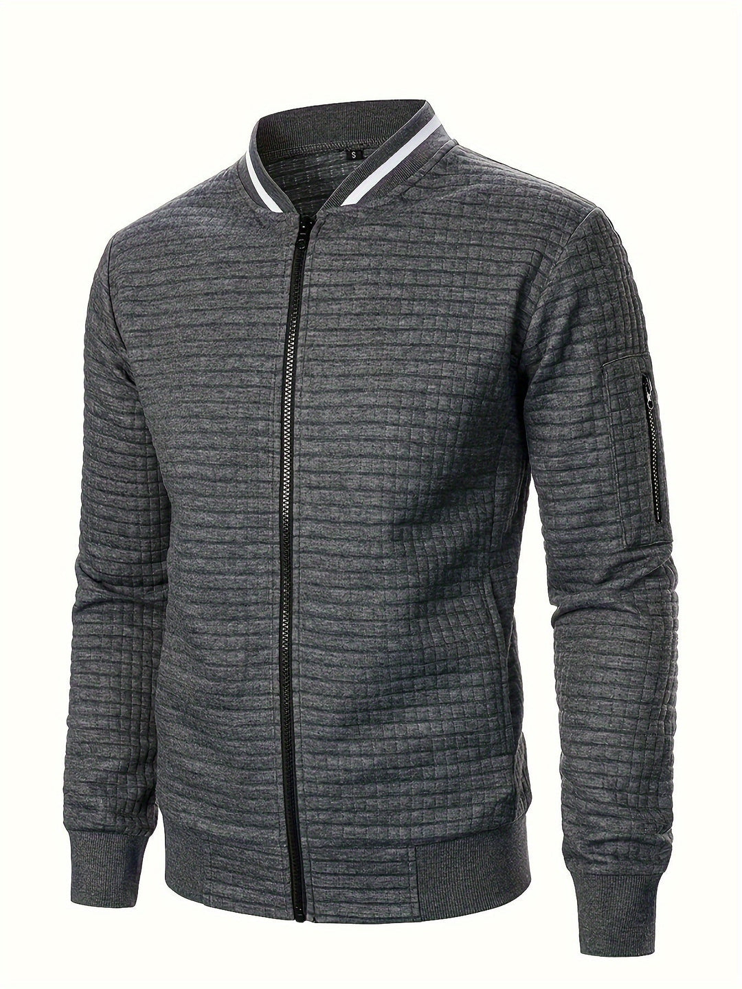 Conrad | Texturerad Zip-Up Jacka