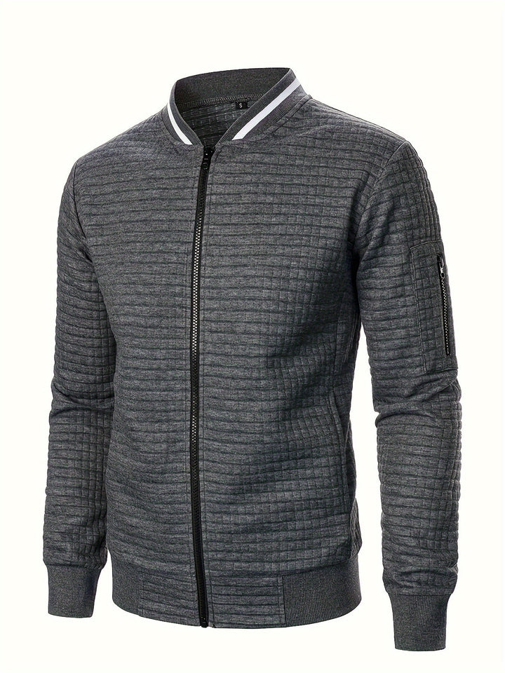 Conrad | Texturerad Zip-Up Jacka