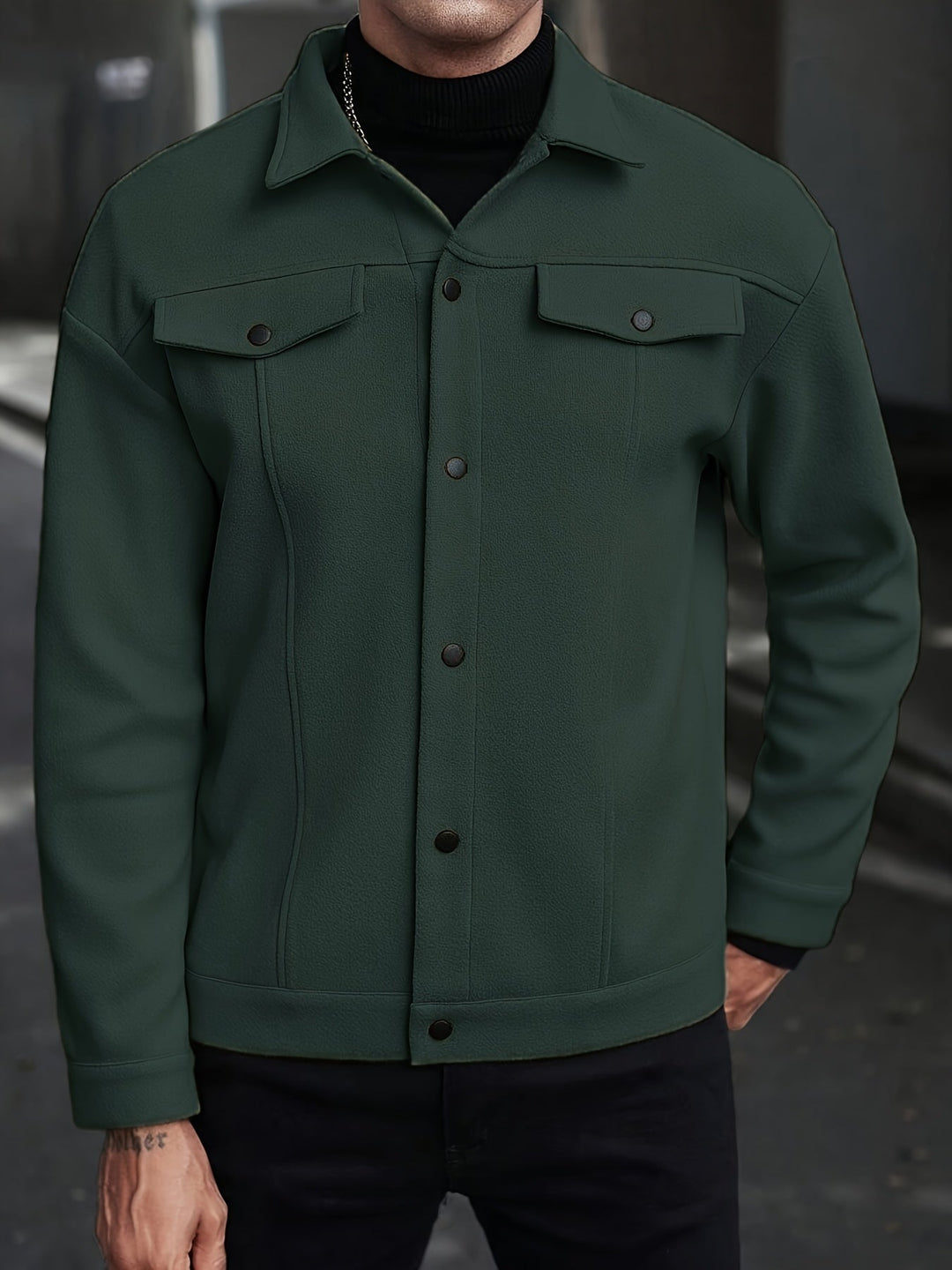 Roderick | Modern Snap-Button Jacka
