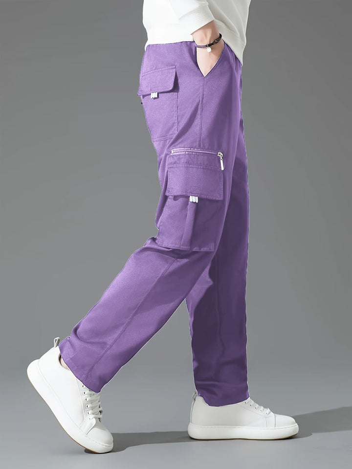 Blake | Retro Stil Förstärkta Löst Cargo Byxor