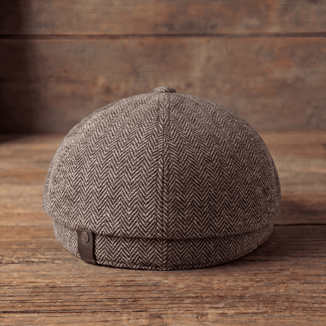 George | Klassisk Texturerad Flat Cap