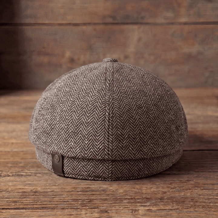 George | Klassisk Texturerad Flat Cap