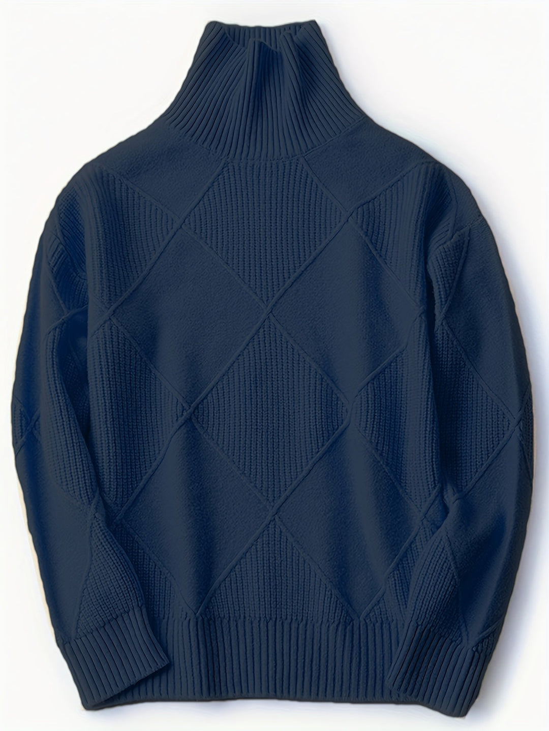 Freya | Texturerad Turtleneck Tröja
