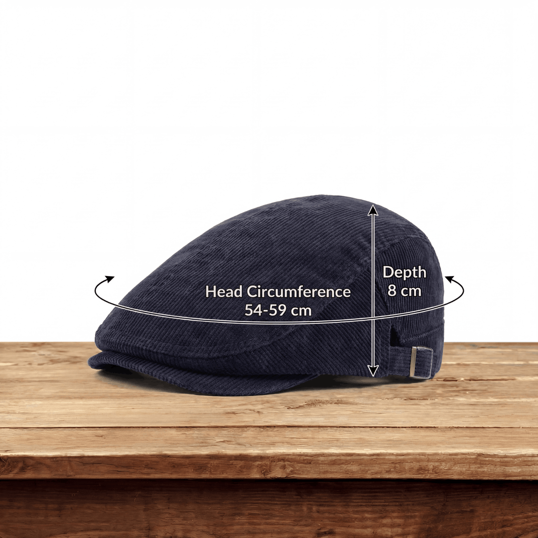 William | Klassisk Corduroy Flat Cap