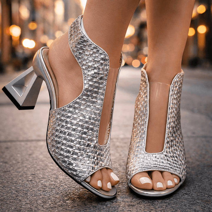 Viviana | Elegant geometrisk stil klackar