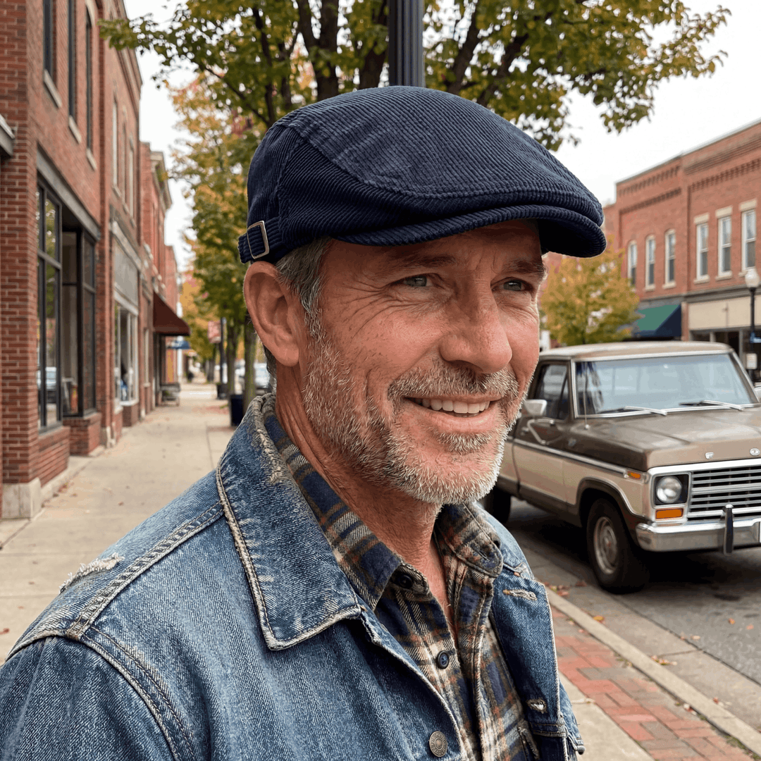 William | Klassisk Corduroy Flat Cap